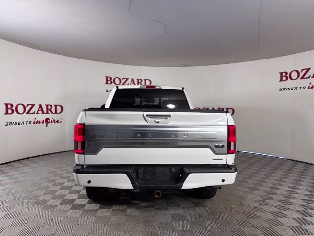 2020 White Metallic Ford F-150 Platinum 4X4 Truck