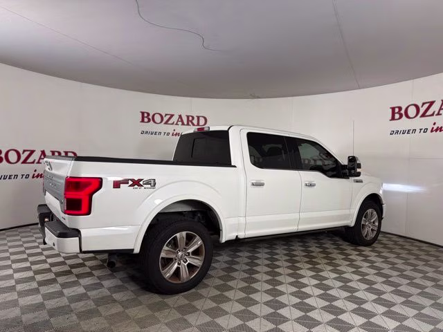 2020 White Metallic Ford F-150 Platinum 4X4 Truck