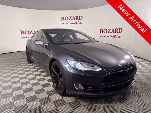2014 Gray Metallic Tesla Model S P85D AWD Hatchback