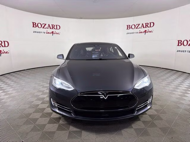 2014 Gray Metallic Tesla Model S P85D AWD Hatchback