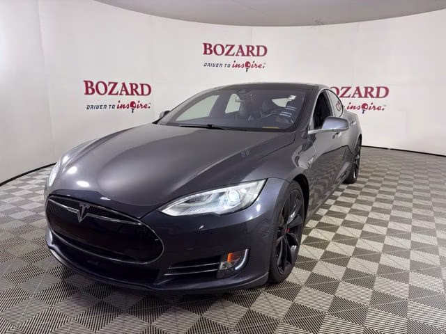 2014 Gray Metallic Tesla Model S P85D AWD Hatchback