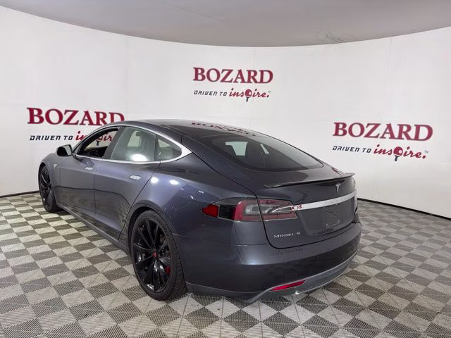 2014 Gray Metallic Tesla Model S P85D AWD Hatchback