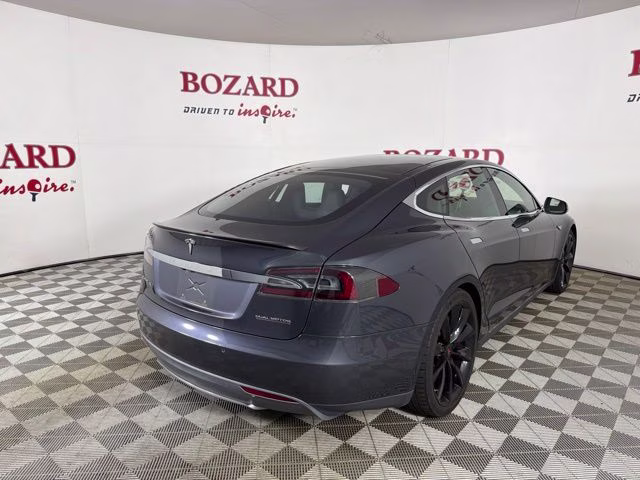 2014 Gray Metallic Tesla Model S P85D AWD Hatchback