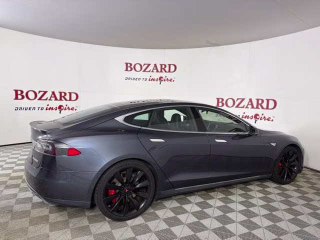 2014 Gray Metallic Tesla Model S P85D AWD Hatchback