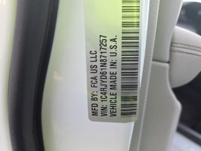 2022 Bright White Clearcoat Jeep Grand Cherokee Overland 4xe 4X4 SUV