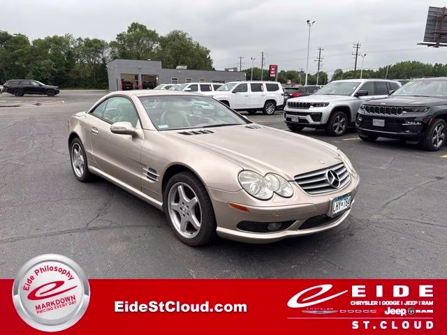 2003 Desert Silver Metallic Mercedes-Benz SL-Class SL 500 RWD Convertible