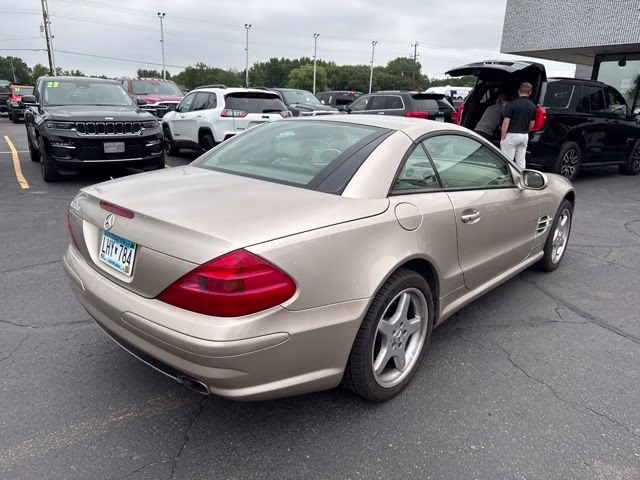 2003 Desert Silver Metallic Mercedes-Benz SL-Class SL 500 RWD Convertible