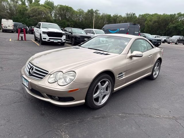 2003 Desert Silver Metallic Mercedes-Benz SL-Class SL 500 RWD Convertible
