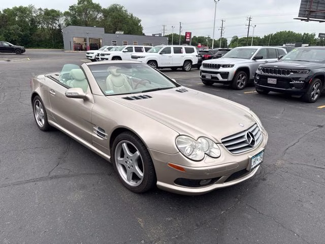 2003 Desert Silver Metallic Mercedes-Benz SL-Class SL 500 RWD Convertible