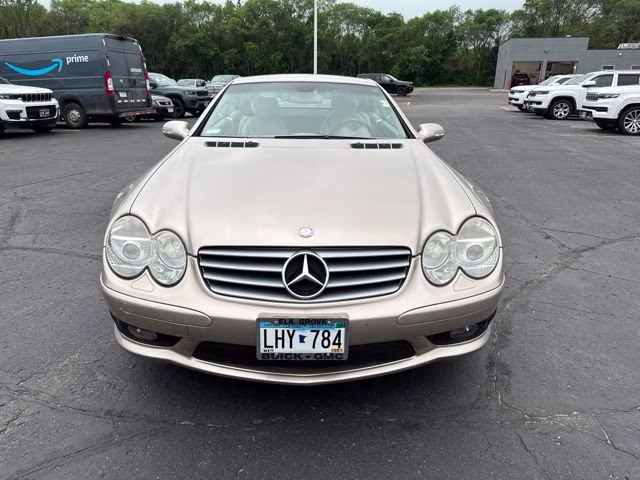 2003 Desert Silver Metallic Mercedes-Benz SL-Class SL 500 RWD Convertible