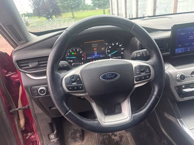 2021 Red Metallic Ford Explorer XLT 4X4 SUV