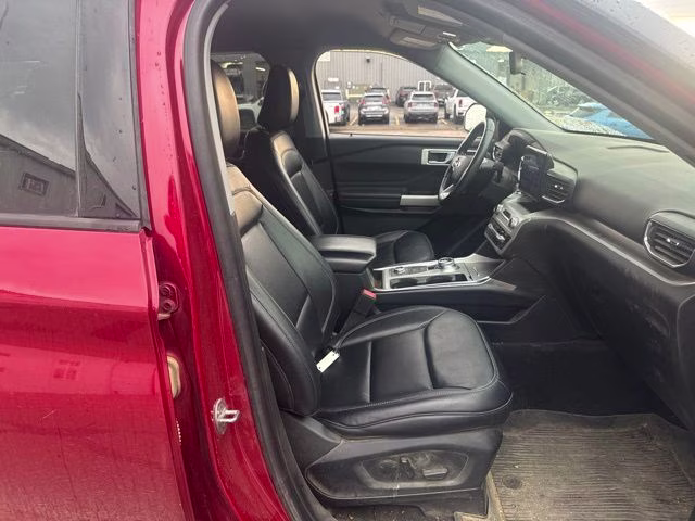 2021 Red Metallic Ford Explorer XLT 4X4 SUV