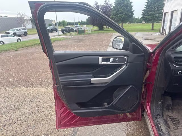 2021 Red Metallic Ford Explorer XLT 4X4 SUV