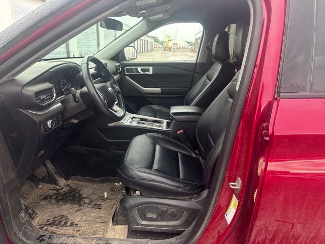 2021 Red Metallic Ford Explorer XLT 4X4 SUV