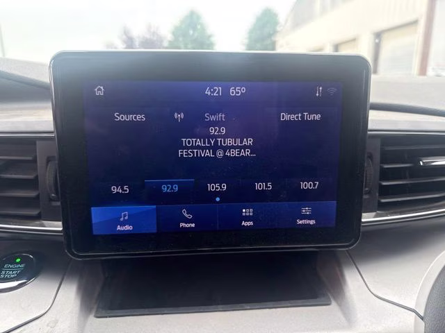 2021 Red Metallic Ford Explorer XLT 4X4 SUV