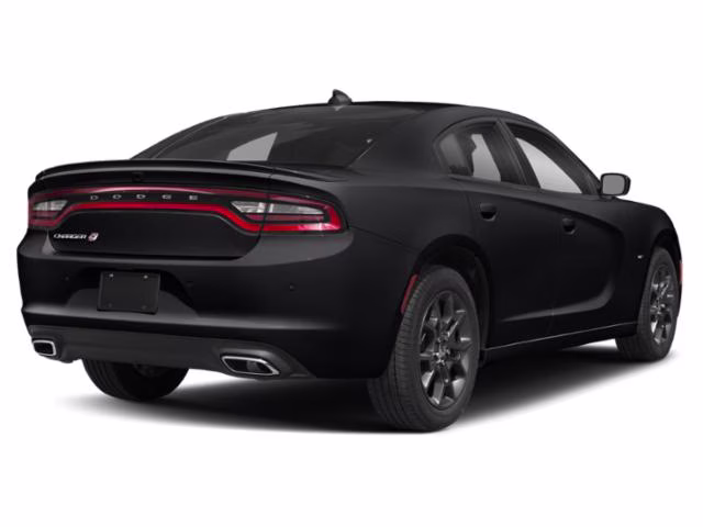2018 Pitch Black Clearcoat Dodge Charger GT AWD Sedan