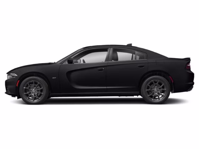 2018 Pitch Black Clearcoat Dodge Charger GT AWD Sedan