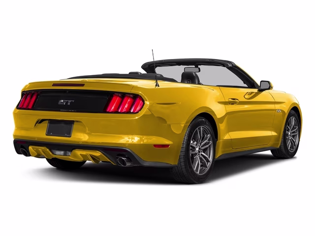 2017 Yellow Ford Mustang GT Premium RWD Convertible