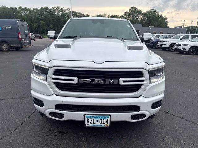 2023 Bright White Clearcoat Ram 1500 Laramie 4X4 Truck