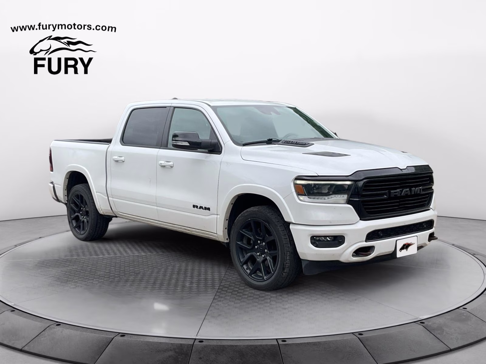 2022 Ivory White Tri-Coat Pearlcoat Ram 1500 Laramie 4X4 Truck