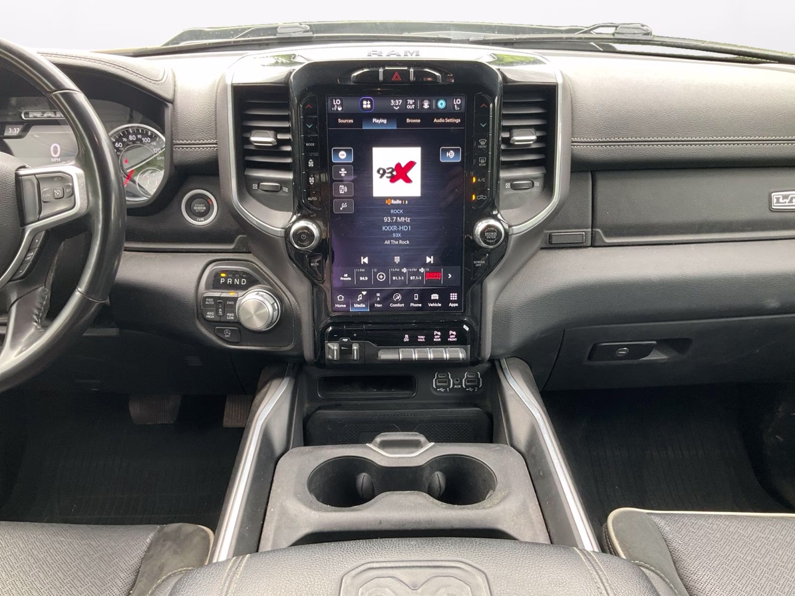 2022 Ivory White Tri-Coat Pearlcoat Ram 1500 Laramie 4X4 Truck