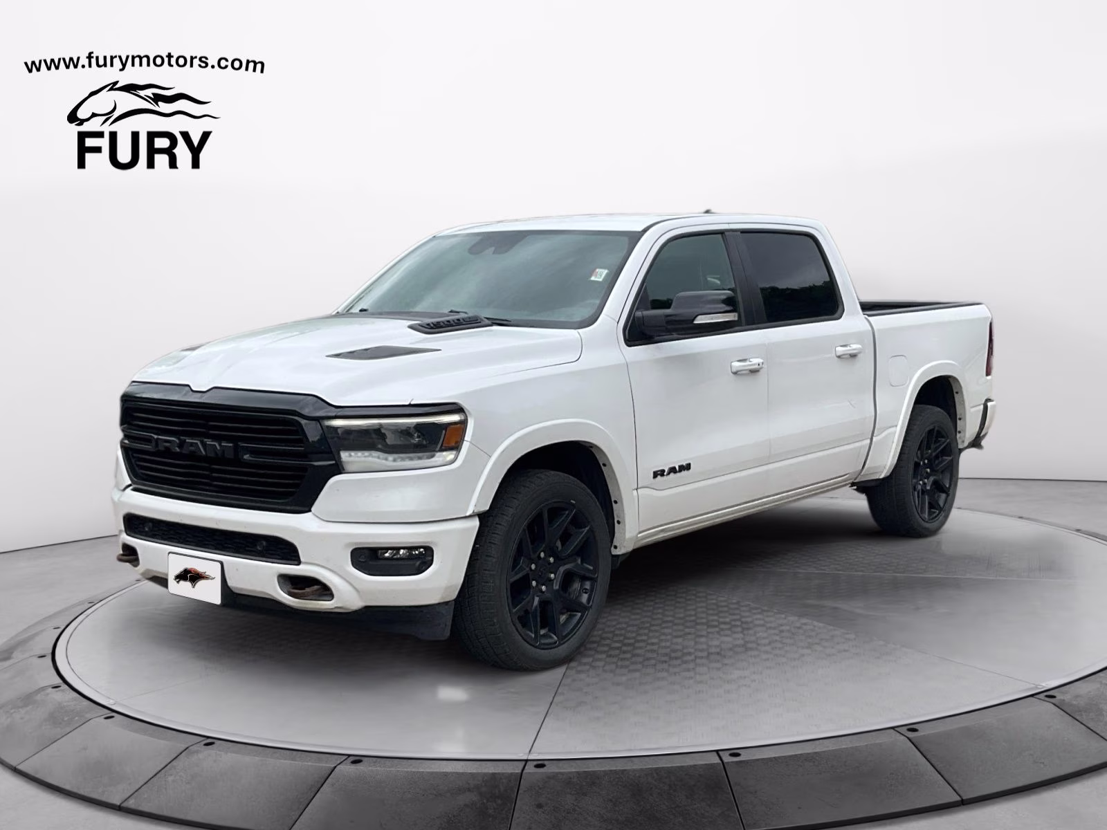 2022 Ivory White Tri-Coat Pearlcoat Ram 1500 Laramie 4X4 Truck