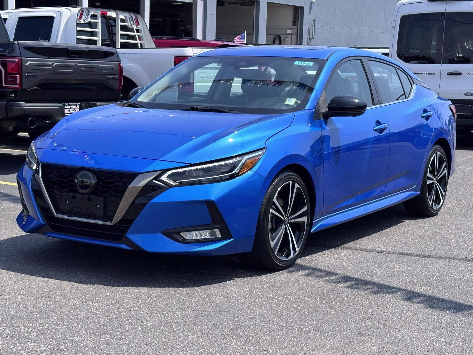 2023 Electric Blue Metallic Nissan Sentra SR CVT FWD Sedan