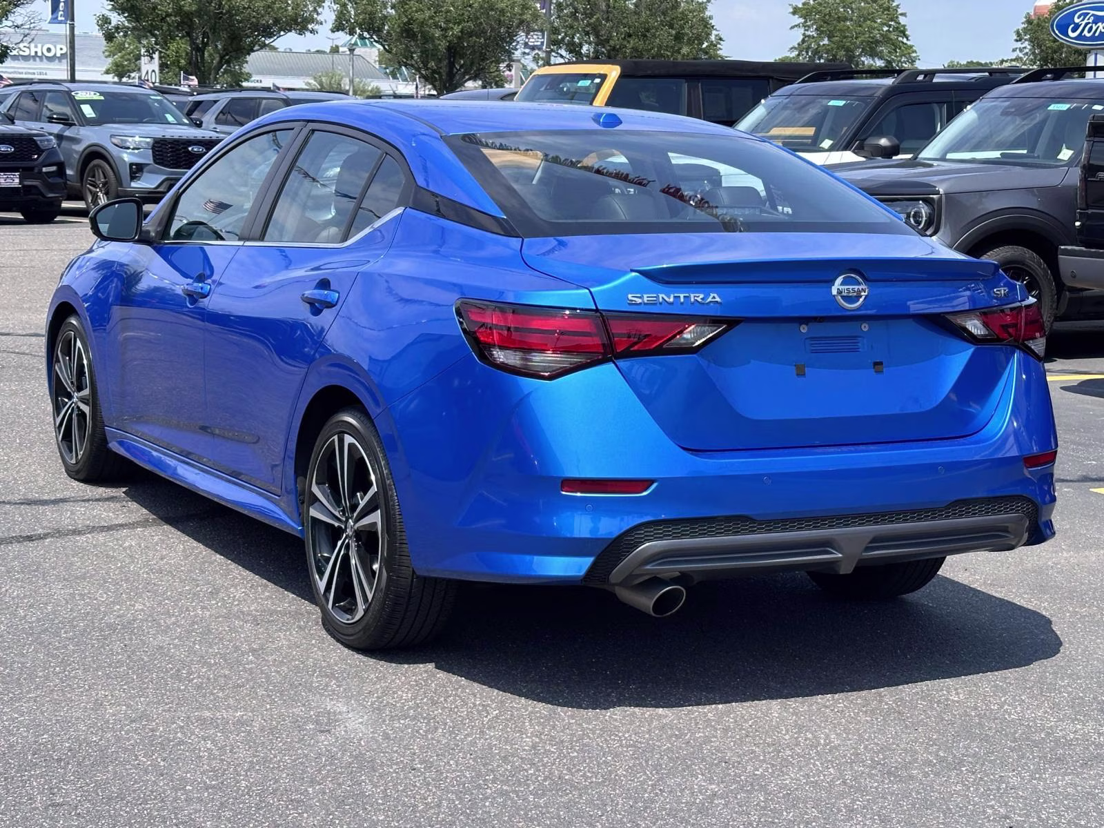 2023 Electric Blue Metallic Nissan Sentra SR CVT FWD Sedan