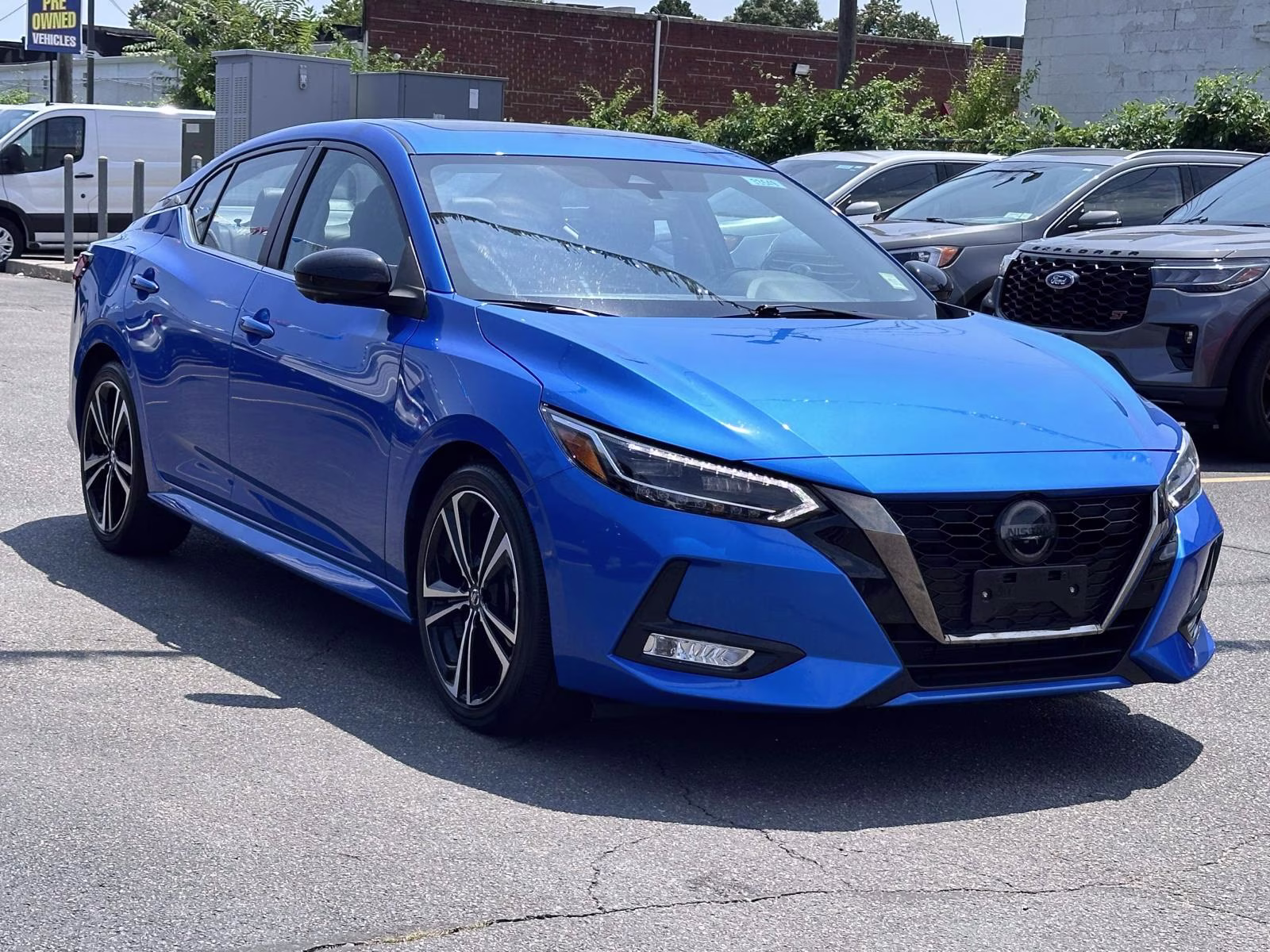 2023 Electric Blue Metallic Nissan Sentra SR CVT FWD Sedan