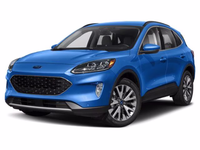 2020 Black Metallic Ford Escape Titanium AWD SUV