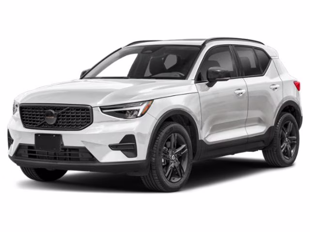 2026 Crystal White Volvo XC40 B5 Ultra Black Edition AWD SUV