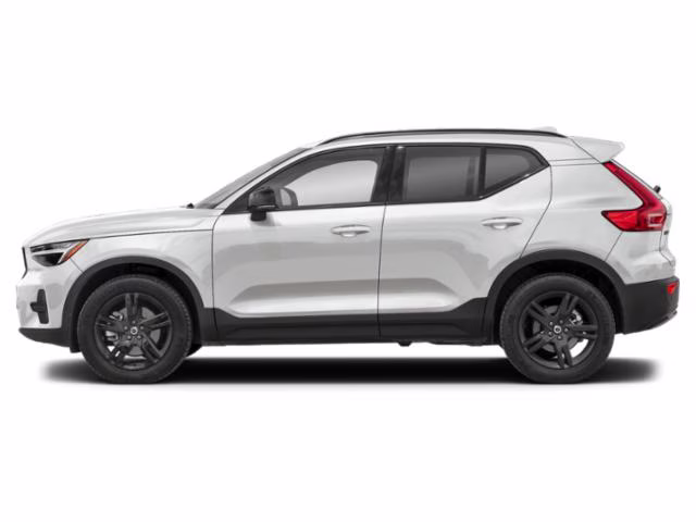 2026 Crystal White Volvo XC40 B5 Ultra Black Edition AWD SUV