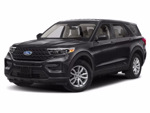 2020 Black Metallic Ford Explorer Base RWD SUV