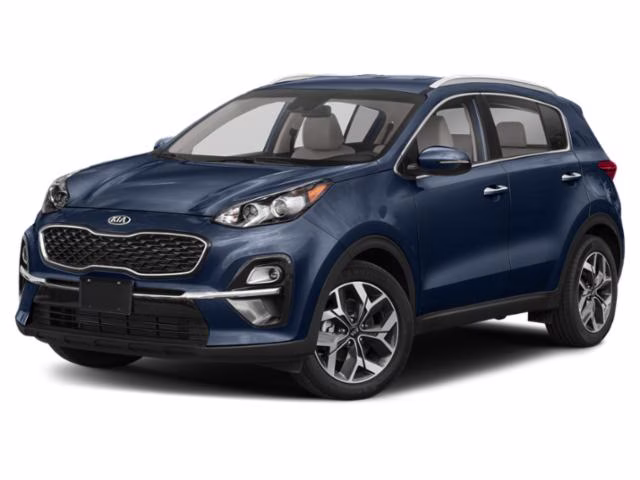 2022 Pacific Blue Kia Sportage EX FWD SUV