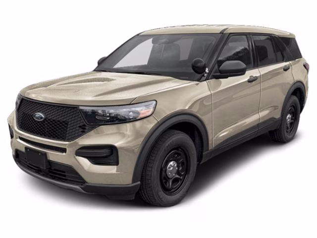 2026 Arizona Beige Metallic Clearcoat Ford Utility Police Interceptor Base AWD SUV