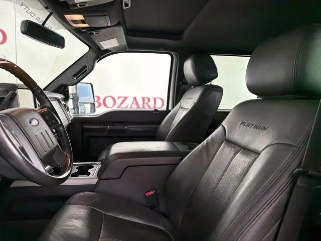 2015 White Platinum Metallic Tri-Coat Ford Super Duty F-250 SRW Platinum 4X4 Truck