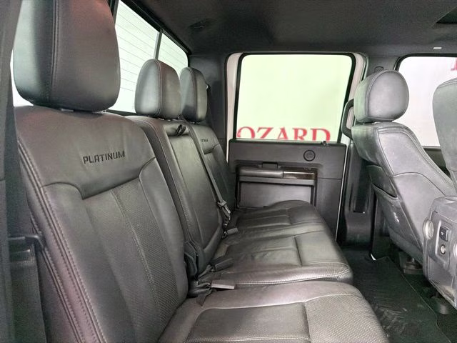 2015 White Platinum Metallic Tri-Coat Ford Super Duty F-250 SRW Platinum 4X4 Truck