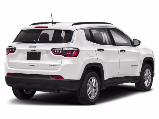 2021 White Jeep Compass 4X4 Crossover