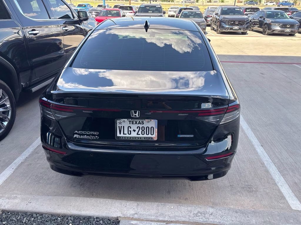 2024 Crystal Black Pearl Honda Accord Hybrid EX-L FWD Sedan