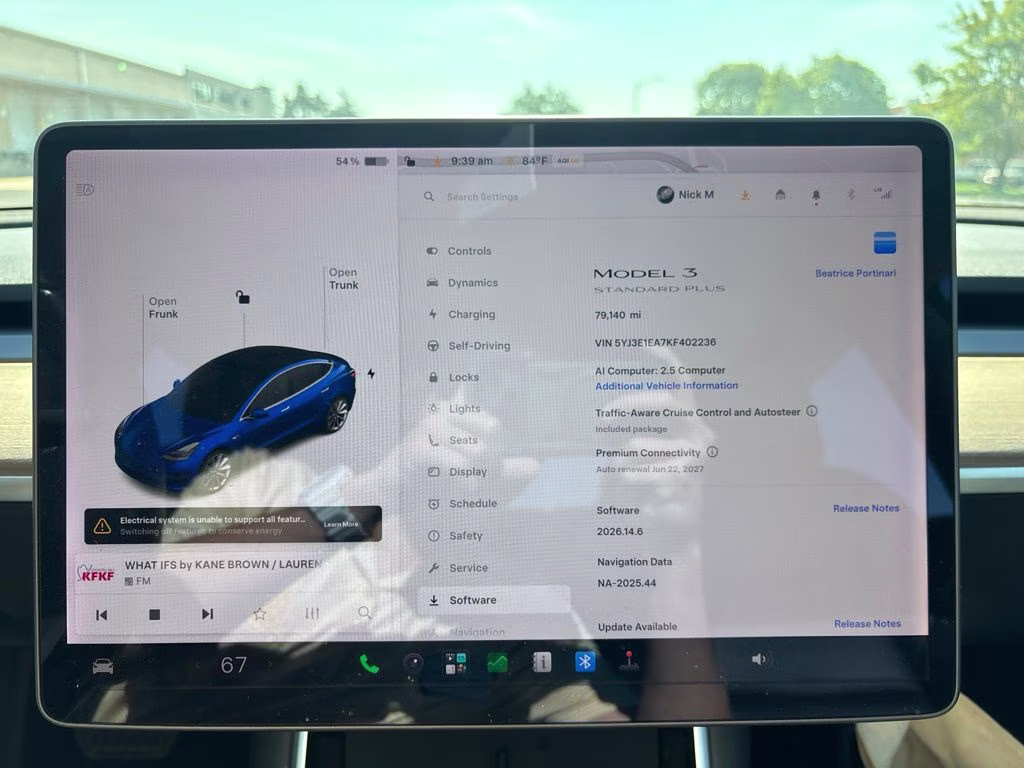 2019 Beatrice Portinari Tesla Model 3 Standard Range Plus RWD Sedan