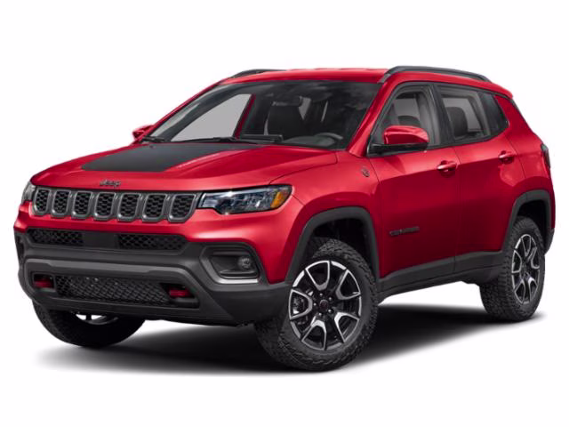 2025 Red Jeep Compass Trailhawk 4X4 SUV