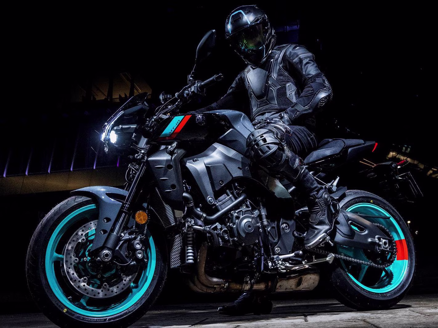 2023 Cyan Storm Yamaha MT-10 Motorcycle