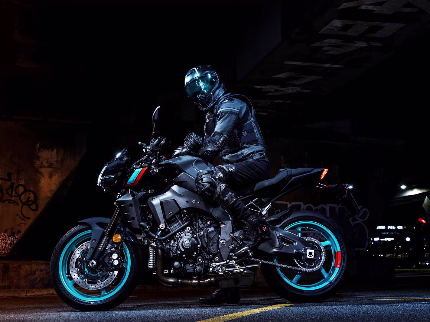 2023 Cyan Storm Yamaha MT-10 Motorcycle