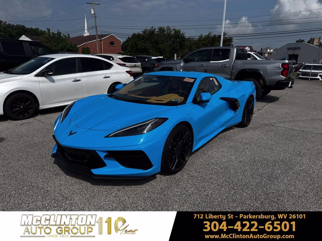 2020 Rapid Blue Chevrolet Corvette Stingray RWD Convertible