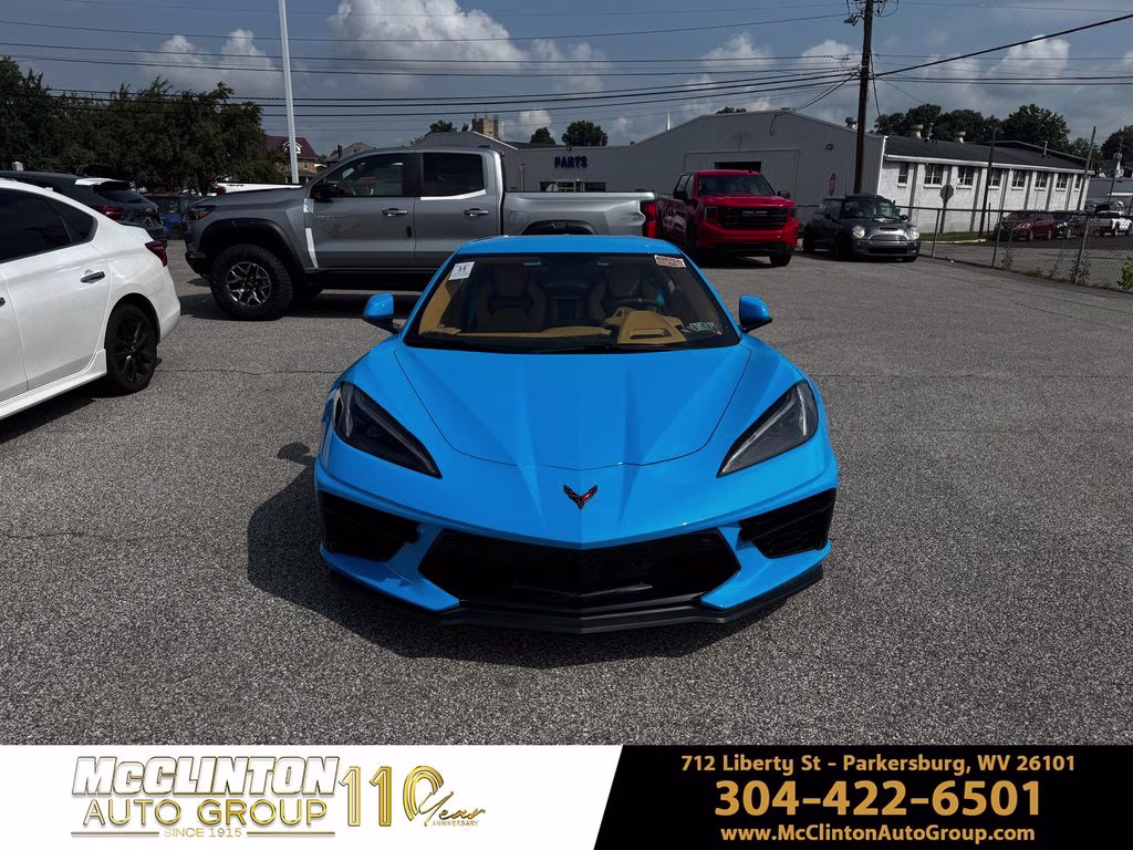 2020 Rapid Blue Chevrolet Corvette Stingray RWD Convertible