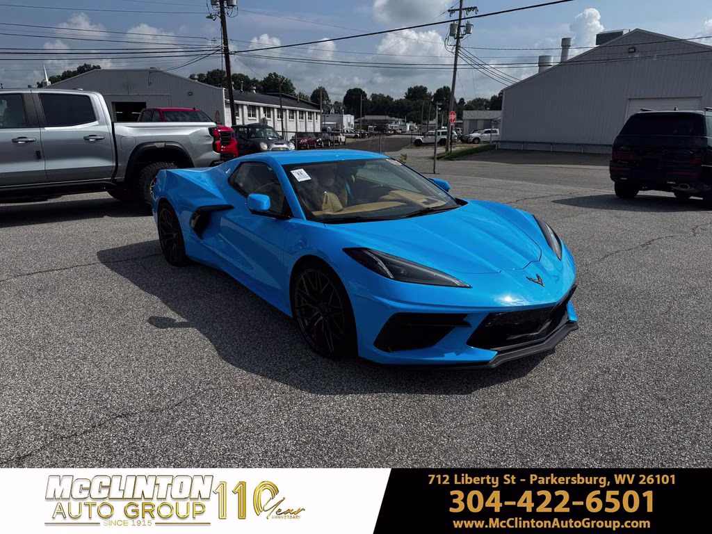 2020 Rapid Blue Chevrolet Corvette Stingray RWD Convertible