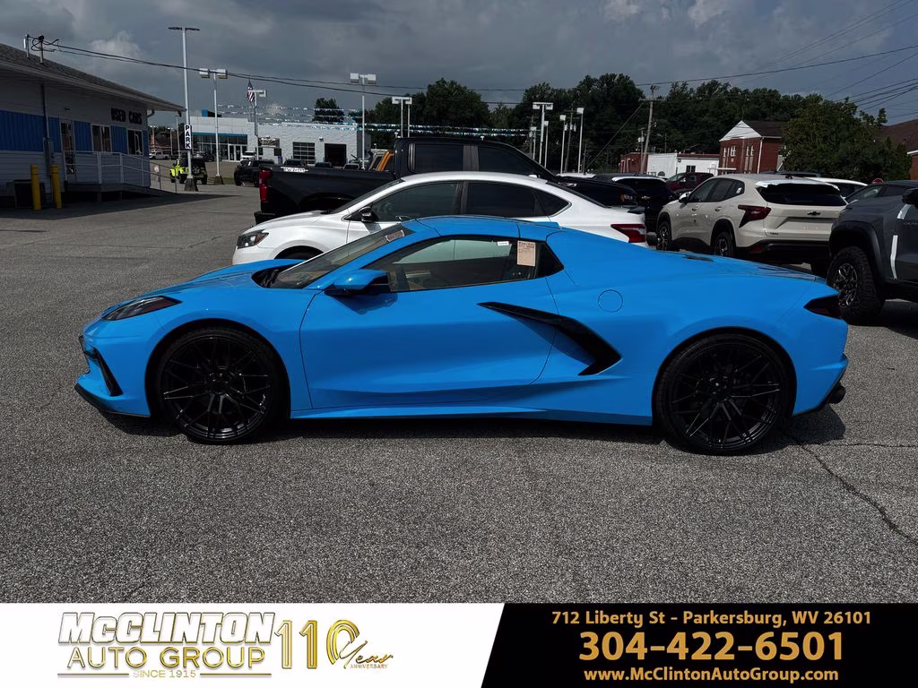 2020 Rapid Blue Chevrolet Corvette Stingray RWD Convertible