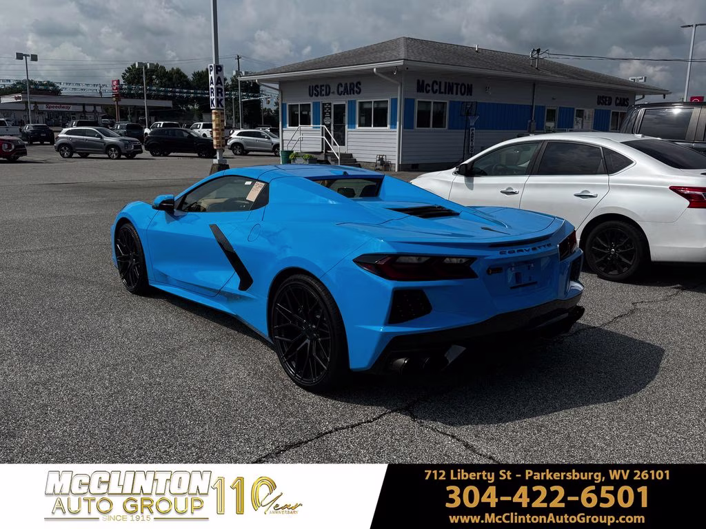 2020 Rapid Blue Chevrolet Corvette Stingray RWD Convertible
