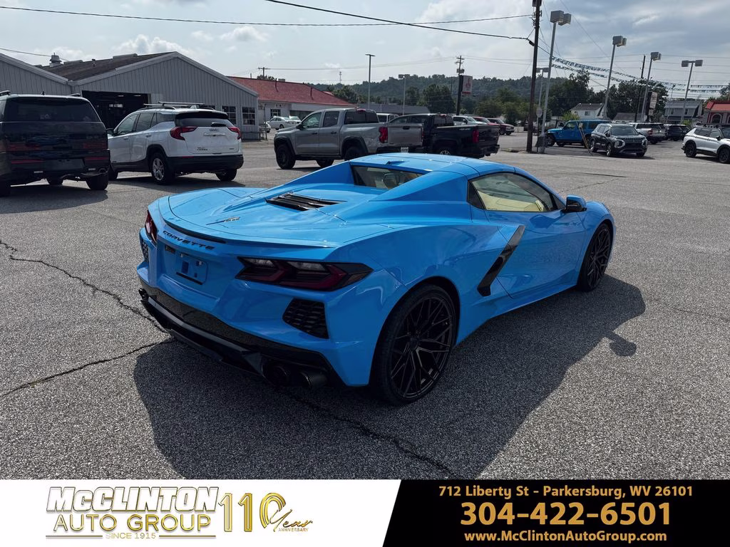 2020 Rapid Blue Chevrolet Corvette Stingray RWD Convertible