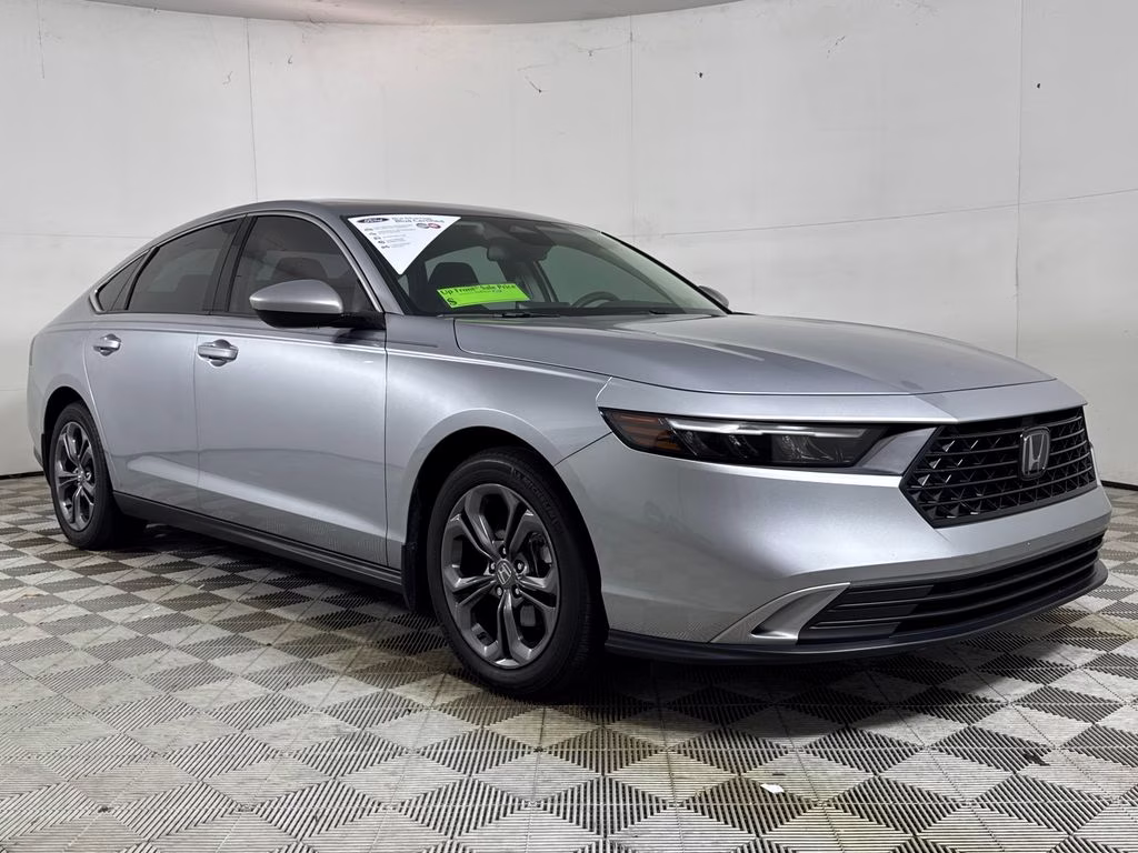 2023 Silver Honda Accord EX FWD Sedan